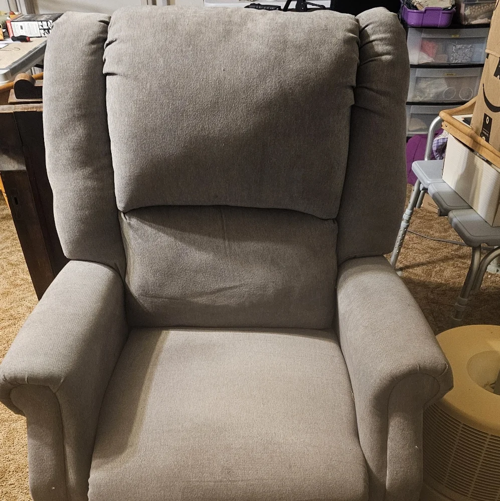 Elderly Easy Lift Grey Chair